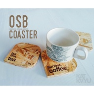 OSB (Oriented strand board) Coaster - Local Made / Handmade