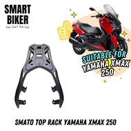 SMATO Top Rack Yamaha XMAX 250 Weiba Rack for Motorcycle Heavy Duty Rak Motosikal