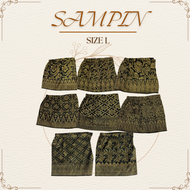 SAMPIN SONGKET BUDAK / KANAK - KANAK / LELAKI / SAMPIN RAYA 2024 / GOLD /  BLACK SILVER HITAM