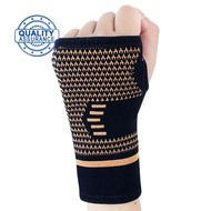 New Outdoor Sports Copper Fiber Wrist Guard Breathable Adjustable Palm Guard Nylon Sports X9D0