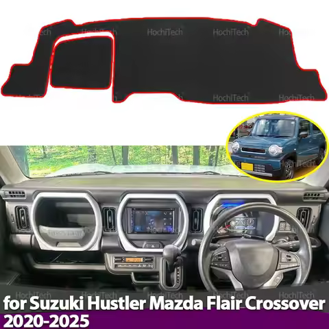 Car Dashboard Cover Anti-Slip Mat Protect Pad Sunshade Carpet Rug For Suzuki Hustler Mazda Flair Cro