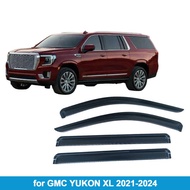 Suitable for Jimsi GMC YUKON XL 2021-2024 Rain Block Side Window Deflector Rain Eyebrow Thickening