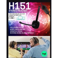 Single Connection 3.5mm Stereo Headset  LOGITECH H151