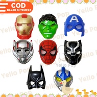 Yellopop Toy Mask Superhero Character Iron Man Captain America Spiderman Hulk Batman Ultraman Transformers Boys Girls