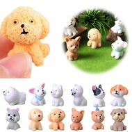 Cute Dog Figurines Set Resin Miniature Puppies For Desk 12 Styles Available U9t4