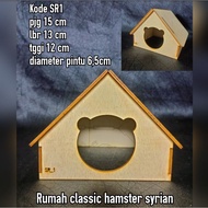 SR1 classic model Syrian hamster house, jumbo hamster house, adult hamster house, Syrian hamster hou