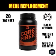 BS Nutrition Core Fiber 20 Sachets HALAL, Meal Replacement, Better Satiety, High Fibre, Weight Management