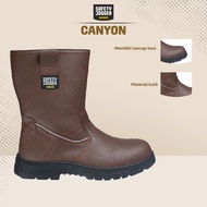 Sepatu Safety Jogger Canyon S3 Sepatu Proyek Boot Safety Steel Toecap Nitrile Rubber Sole Anti paku