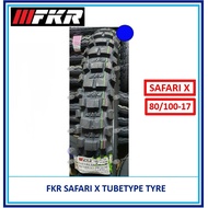 FKR Tyre Tire Tayar 17 SAFARI X (MOTOR CROSS) Tube Tyre 80/100-17