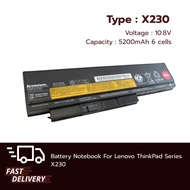 แบตเตอรี่ IBM Lenovo ThinkPad X230 X230i 45N1022 45N1023 ของแท้ 100%  ส่งฟรี ส่งเร็ว !!!