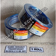 ALISCA 2 X 80 30Y TRANSPARENT STRING CABLE