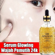 NetPac Serum Glowing Wajah Pemutih 24k Pure Gold Original / Serum Wajah Pemutih Korea 99% Pure 24k A