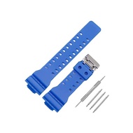 Watch Strap Replacement G-SHOCK 16mm Strap Waterproof Strap For Casio G-SHOCK GA-110 GA-100 GD120 GA-700 400 Watch Strap (Blue)