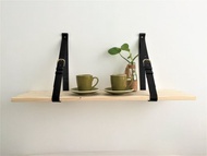 皮帶牆上置物架 // 隔板置物架 // 牆面裝飾 // DIY 床頭墊皮帶