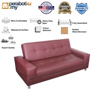 EXTRA BIG 2 IN 1 SOFA BED WITH ARM REST FOLDABLE SOFA BED FOR LIVING ROOM 3 SEATER SOFA BED PERABOTKU.MY