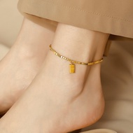 Non-fading Stylish Design 18K Gold Plated Anklet