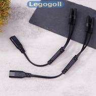Legogoll IEC 320 C8 2Pin Male To 2 X C7 Female Y Split Power Cable About 28CM IEC 320 C7 To C8 Exten