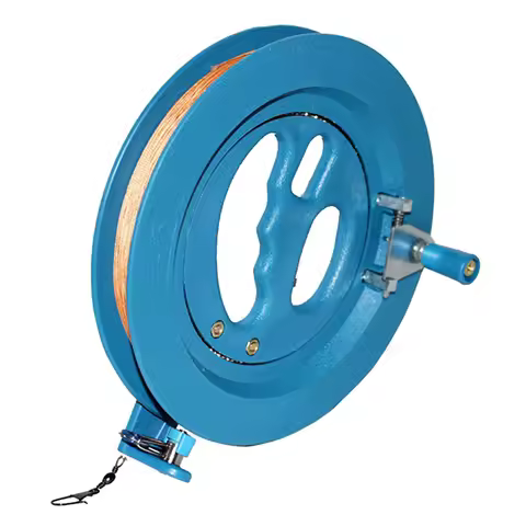 Professional Kite Line Winder Winding Reel Grip Wheel With 650 Feet (60LBS) Flying Line String Flyin