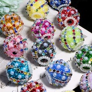 Beaded Colorful Diamond Strip Straight Hole diy