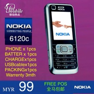 Original NOKIA 6120c 2nd Renew.Set Telefon 原装诺基亚 6120c 二手翻新手机、