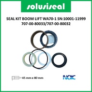 Seal Kit Boom Lift Komatsu WA70-1 SN:10001-11999 707-00-80033 707-00-80032 NOK