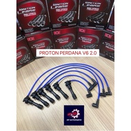 6021 - *HOS* KP AUTO - PROTON PERDANA V6 2.0 E54 6A12 Y1998  CAR PLUG WIRE SET / (7MM🔵BLUE) PLUG CAB