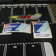 SUZUKI ECSTAR TEAM EMBLEM RAISED STICKER