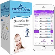💖$1 Shop Coupon💖 EasyHome Ovulation Test Kit 20 Ovulation Test Strips and 5 Pregcy Test Strips2