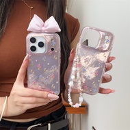 Phone Case Pink Tulip Flower For IP12 / 13 / 14 17Promax IP16 Phone Case 15 Double Layer 14 For Wome