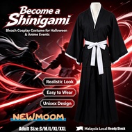 [Local & Fast] Anime Bleach Bleach Kurosaki Ichigo Cosplay Costume for Traditional Japanese Male Kim