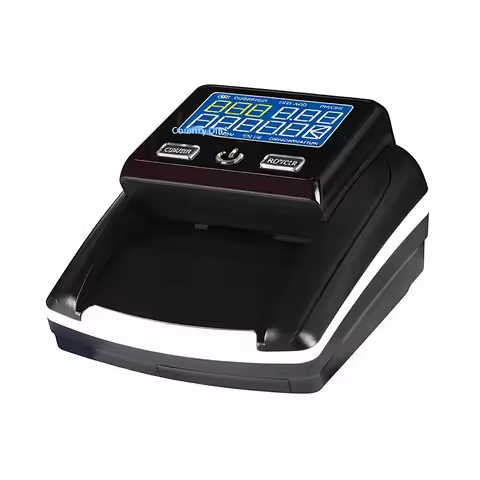 Small Portable Multi-Currency Money Detector with Infrared/Magnetic/UV Detection for Dollar Euro Rub