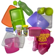 Tupperware Sets: Lunchbox, Bottle, Container #Food #Lunch #Box #Pink