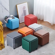 Red 5-in-1 Stool 5 Living Room Sand Multifunctional Storage Household Stool Stool Magic Simple Stool
