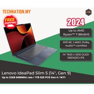 [2024] Lenovo IdeaPad Slim 5 14 Gen 9 (Up to R7-8845HS, OLED) Free Gift