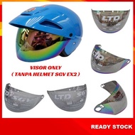 (VISOR ONLY) SGV EX2 Motorcycle Helmet Visor Tinted/Rainbow