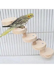 倉鼠鸚鵡玩具 - 高爬樓梯、木屋、梯子、籠子景觀裝飾