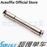 Aceoffix Titanium Alloy Triangle Pivot Hinge Axle Shaft Rod Bicycle Rear Fork Spindle for Bike Brompton Parts