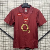 05-06 Retro Arsenal Home Jersey Retro Short-Sleeved Top Sports Football Jersey