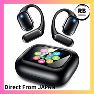 [Direct from JAPAN]Earphones, bluetooth wireless earphones, open ear, over-the-ear type 2026 model w