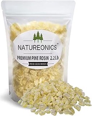 Natural Pine Gum Rosin 2.2 Lbs, Pine Resin, Pine Resin for Beeswax Wraps, Pine Sap, Crush to Powder,