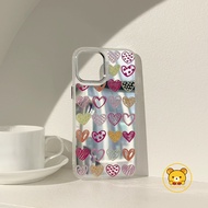 Love Heart Graffiti Mirror Casing For Realme GT 7 5 Pro 3 Neo 7X 7 6 5 SE 240W V60 V60S V23 V23i 5G 