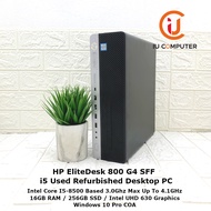 HP ELITEDESK 800 G4 SFF INTEL CORE I5-8500 16GB RAM 512GB SSD USED DESKTOP REFURBISHED PC