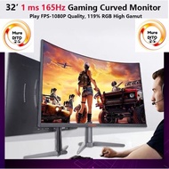 Nvision ES32G1 32" FHD@165hz Curved Gaming Monitor with RGB Backlight -Curve Panel