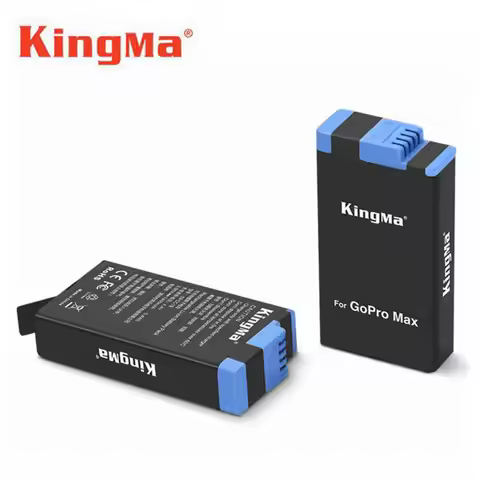 New 1400mAh Battery For GoPro Max Rechargeable Lithium Battery 360 Panoramic Action Camera Batteries