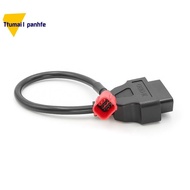6 To 16 Pin Motorcycle OBD Adaptors OBD2 Diagnostic Cable Extension Connectors for Honda Yamaha Suzu