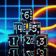 Neon Nexus Dice D6 1 Piece (1die) | For DnD D&D MTG RPG TRPG Board Game