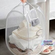 1 Household Foldable Laundry Basket, Clothing Storage Basket, Laundry Basket Bucket Shaped Laundry B