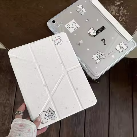 KPuppy New Tablet Case For iPad Pro 11 12.9in 13 15 M1 M3 M4 9.7 10.2 5/6th 7/8/9 10 11th MINI Air 5