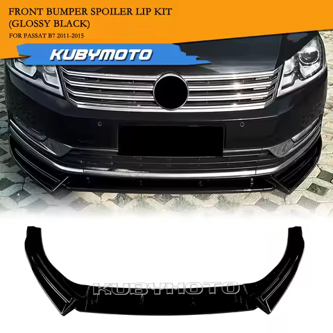 Car Front Lip Spoiler Lower Chin Splitter Separator Guard For Volkswagen VW Passat B7 2011-2015 Stan