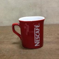 WH11932【四十八號老倉庫】全新 早期 紅色 雀巢 NESCAFE 咖啡杯 250cc 1杯價【懷舊收藏擺飾道具】